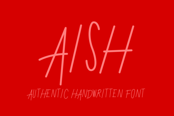 Aish: The Handwritten Font for Authentic Branding