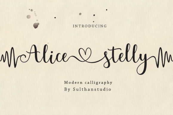 Alice Stelly: A Premium Script Font for Brand Identity