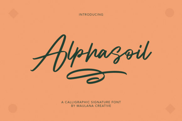 Alphasoil: A Premium Handwritten Font for Brand Identity