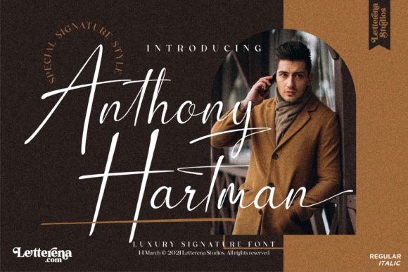Anthony Hartman: A Refined Script Font for Branding