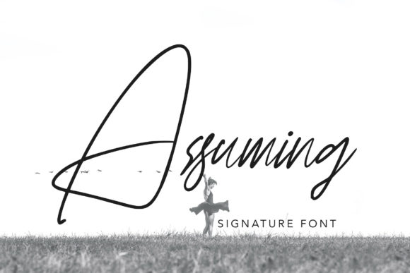 Assuming: A Luxury Script Font for Branding
