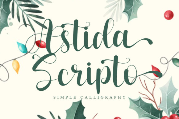 Astida Scripto: A Romantic Typeface for Branding