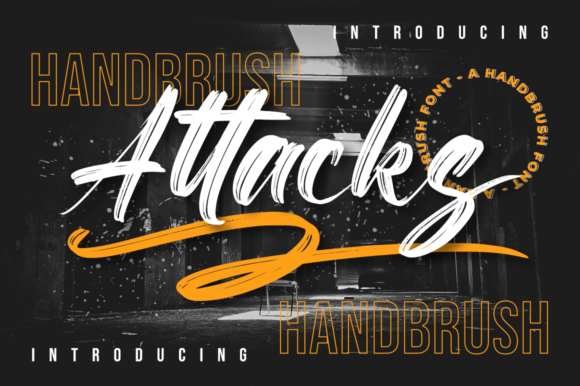 Attacks: A Bold Handwritten Font for Crafters
