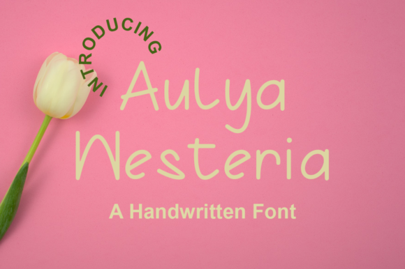 Aulya Westeria: A Clean Handwritten Font for Makers