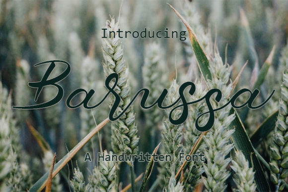 Barussa: A Handwritten Font for Editorial Design