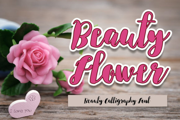 Beauty Flower: A Handwritten Font for Marketers