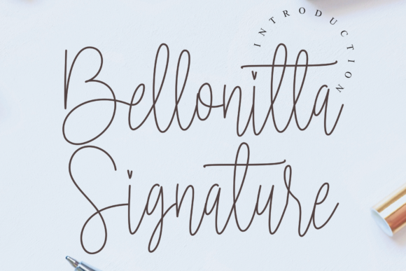 Bellonitta Signature: The Elegant Script Font for Campaigns