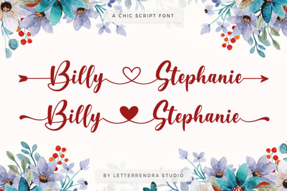 Billy Stephanie: A Delicate Script Font for Makers