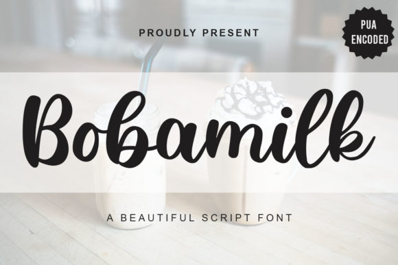 Bobamilk: A Premium Handwritten Font for Editorial Design