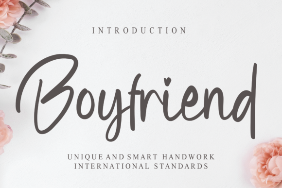 Boyfriend: A Dainty Handwritten Font for Editorial Design