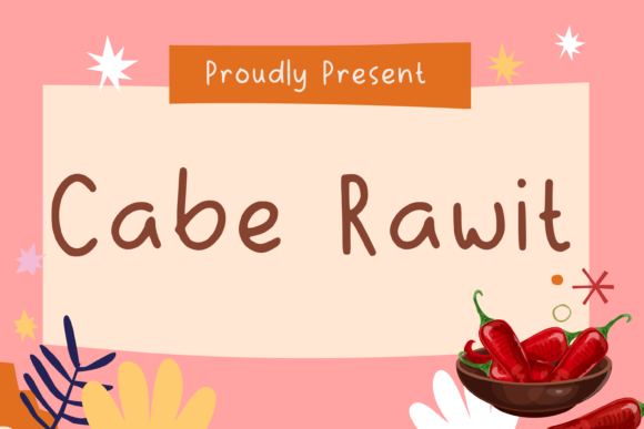 Cabe Rawit: A Handwritten Font for Editorial Design