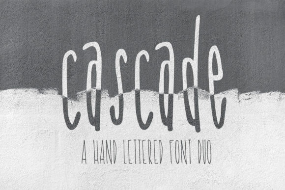 Cascade: A Crafty Handwritten Font for Brand Identity