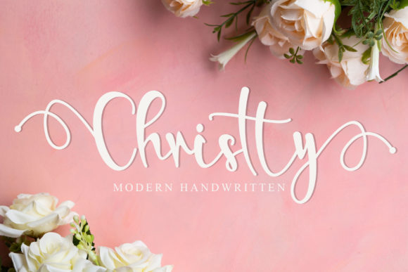 Christty: An Elegant Handwritten Font for Editorial Design