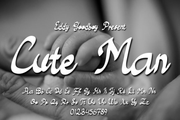 Cute Man: A Charming Handwritten Font for Crafters