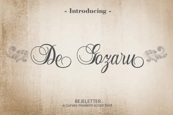 De Gozaru: A Premium Script Font for Web Design