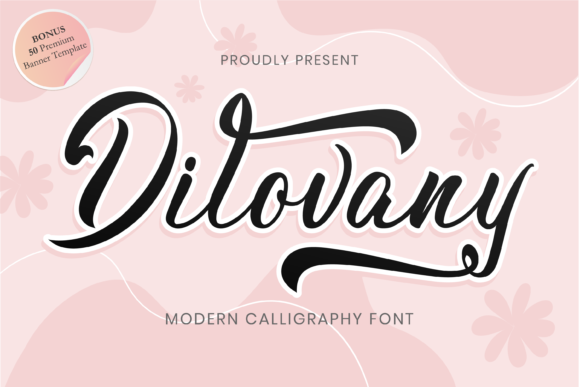 Dilovany: A Premium Script Font for Modern Web Design