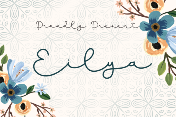 Eilya: A Refined Script Font for Modern Branding