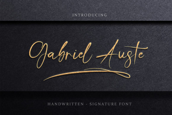 Gabriel Auste: The Elegant Script Font for Marketers