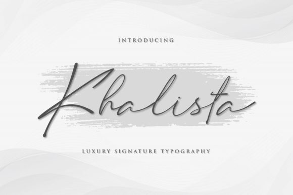 Khalista: A Beautiful Script Font for Handmade Creators