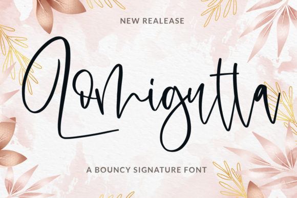 Lomigutta: An Elegant Handwritten Font for Crafters
