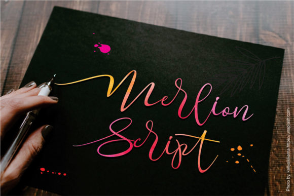 Merlion: The Elegant Script Font for Your Brand