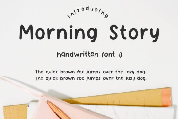 Morning Story: A Charming Handwritten Font for Branding