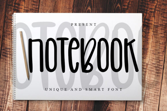 Notebook: A Handwritten Font for Editorial Design