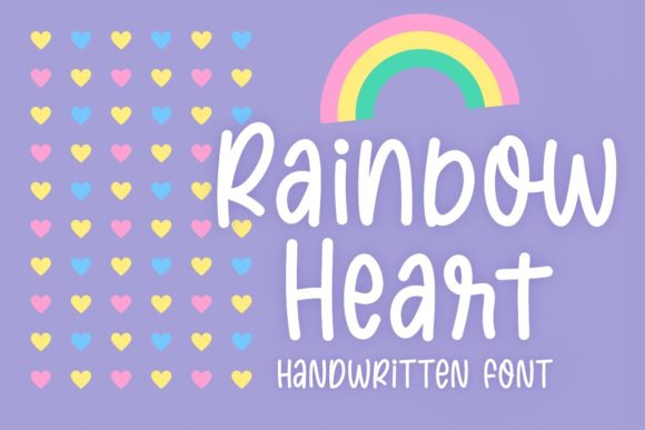 Rainbow Heart: A Playful Handwritten Font for Marketers