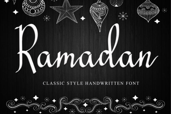 Ramadan: An Elegant Handwritten Font for Editorial Design