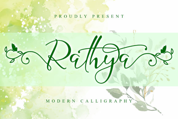 Rathya: A Delicate Handwritten Font for Crafters