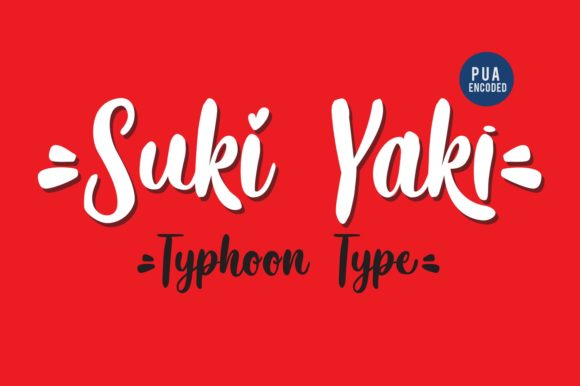 Suki Yaki: A Bouncy Handwritten Font for Modern Editorial Design