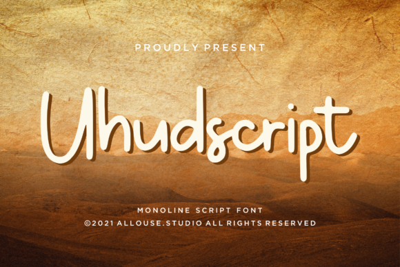 Uhudscript: A Delicate Script Font for Elegant Branding