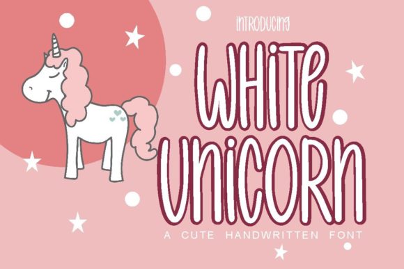 White Unicorn: A Whimsical Script Font for Branding